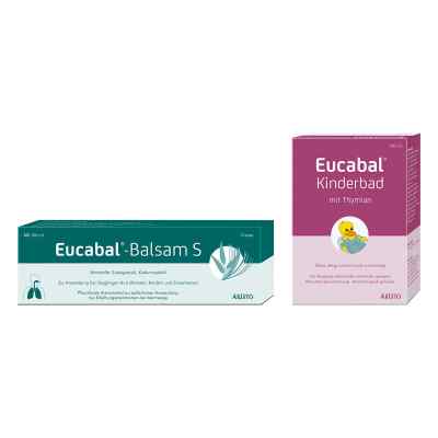 Eucabal Balsam S + Eucabal Kinderbad mit Thymian 1 Pck von Aristo Pharma GmbH PZN 08101288