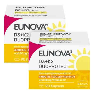 Eunova DuoProtect Vitamin D3+K2 4000IE/80UG