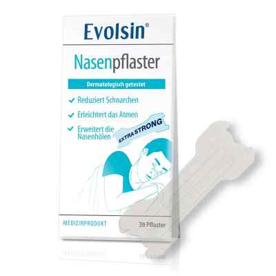 Evolsin Nasenpflaster transparent-extra stark 30 stk von Evolsin medical UG (haftungsbesc PZN 18875035
