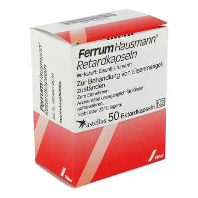 Ferrum Hausmann 100mg Eisen 50 stk von Vifor Pharma Deutschland GmbH PZN 01885673