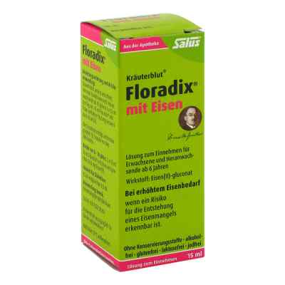 Floradix mit Eisen 15 ml von SALUS Pharma GmbH PZN 05909531