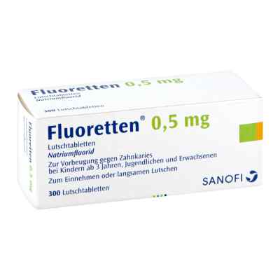 Fluoretten 0,5mg 300 stk von Zentiva Pharma GmbH PZN 02477930
