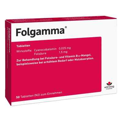 Folgamma Tabletten 50 stk von Wörwag Pharma GmbH & Co. KG PZN 06198670