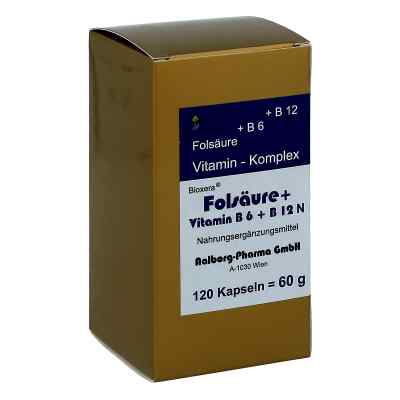Folsäure+vitamin B6+b12 Komplex N Kapseln 120 stk von FBK-Pharma GmbH PZN 12569018