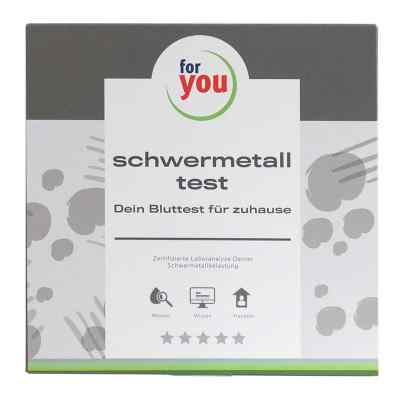 For You schwermetall-Test 1 stk von For You eHealth GmbH PZN 15747911