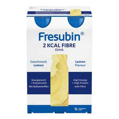 Fresubin 2 kcal fibre Drink Lemon Trinkflasche 4X200 ml von Fresenius Kabi Deutschland GmbH PZN 06964667
