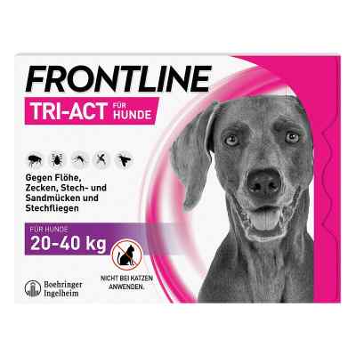 Frontline Tri-Act gegen Zecken, Flöhe bei Hunden (20-40kg) 6 stk von Boehringer Ingelheim VETMEDICA G PZN 16359909