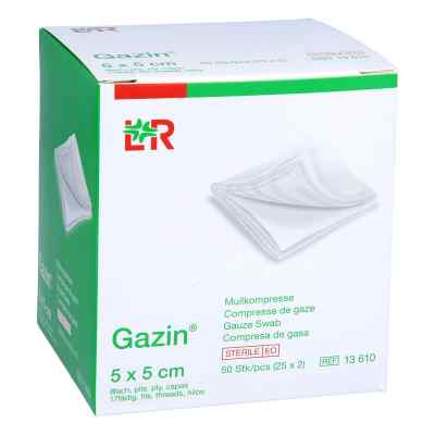 Gazin Kompressen 5x5cm 8fach steril