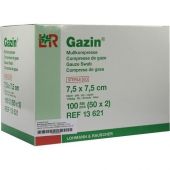 Gazin Kompressen 7,5x7,5cm 8fach steril