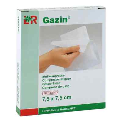 Gazin Kompressen 7,5x7,5cm 8fach steril