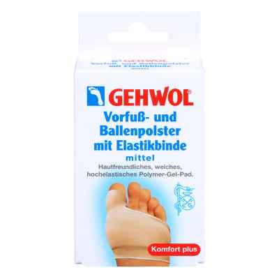 Gehwol Vorfuss- und Ballenpolster mit Elastikb.mittel 1 stk von Eduard Gerlach GmbH PZN 14129246