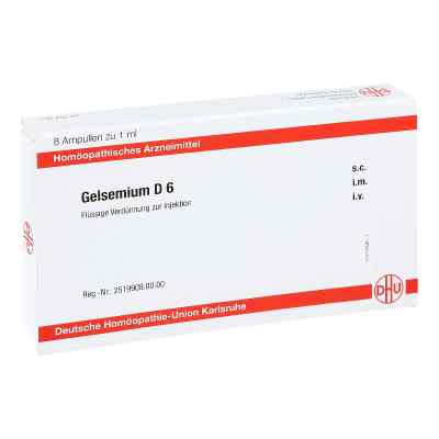 Gelsemium D6 Ampullen 8X1 ml von DHU-Arzneimittel GmbH & Co. KG PZN 11706111