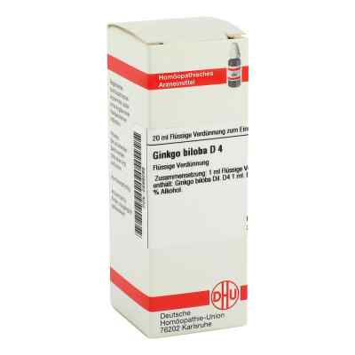 Ginkgo Biloba D4 Dilution 20 ml von DHU-Arzneimittel GmbH & Co. KG PZN 02899298