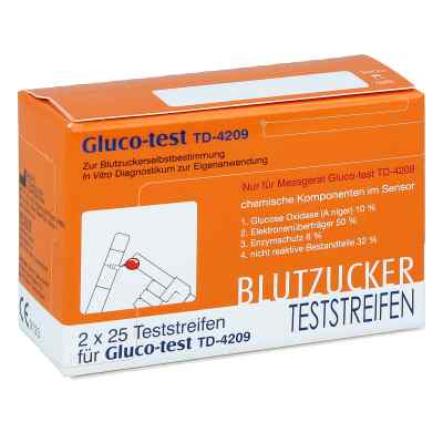 Gluco Test Blutzuckerteststreifen 50 stk von Aristo Pharma GmbH PZN 03853660