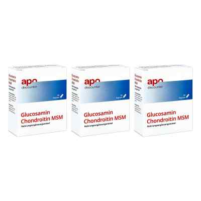 Glucosamin Chondroitin Msm Kapseln 3x60 stk von apo.com Group GmbH PZN 08102166