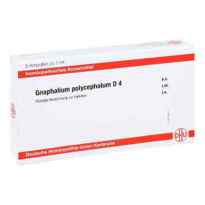 Gnaphalium Polycephalum D4 Ampullen 8X1 ml von DHU-Arzneimittel GmbH & Co. KG PZN 11706140