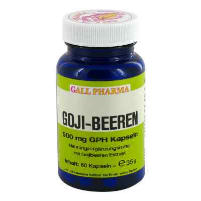 Goji Beeren 500 mg Gph Kapseln 60 stk von Hecht-Pharma GmbH PZN 05530168