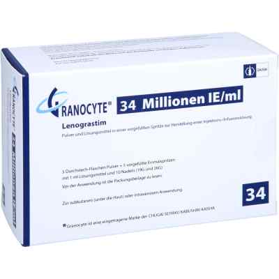 Granocyte 34 5 Tropfen subst.+5 wasservorgef.Fertigspr.
