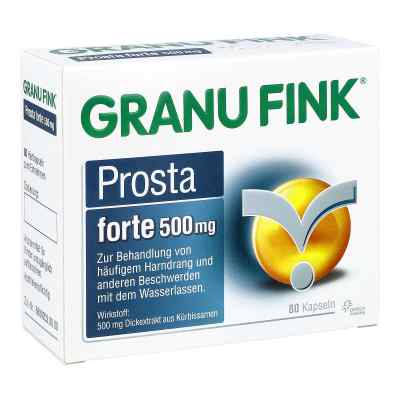 GRANU FINK Prosta forte 500mg 80 stk von Omega Pharma Deutschland GmbH PZN 10011921