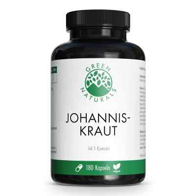 Green Naturals Johanniskraut 850mg Kapseln hochdosiert vegan 180 stk von Heilpflanzenwohl GmbH PZN 19524970