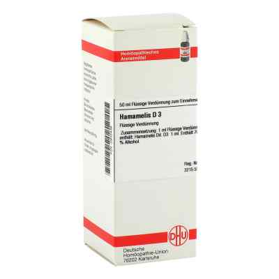 Hamamelis D3 Dilution 50 ml von DHU-Arzneimittel GmbH & Co. KG PZN 02802436