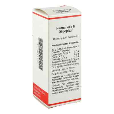 Hamamelis N Oligoplex Liquidum 50 ml von Viatris Healthcare GmbH PZN 03709905