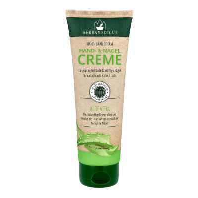 Hand Und Nagelcreme mit Aloe Vera Herbamedicus 125 ml von Axisis GmbH PZN 08847144
