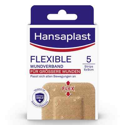 Hansaplast Flexible Wundverband 6x9,5 Cm Strips