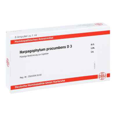 Harpagophytum Procumbens D3 Ampullen 8X1 ml von DHU-Arzneimittel GmbH & Co. KG PZN 11706252