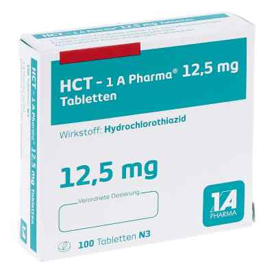 HCT-1A Pharma 12,5mg 100 stk von 1 A Pharma GmbH PZN 06453211