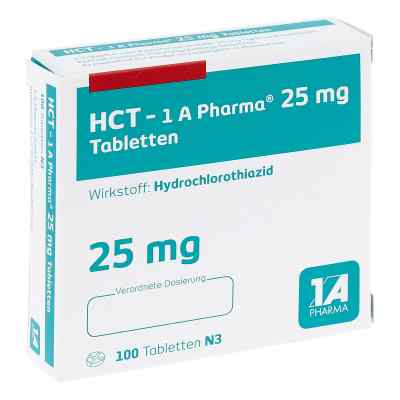 HCT-1A Pharma 25mg 100 stk von 1 A Pharma GmbH PZN 06453257