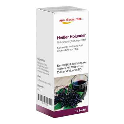 Heisser Holunder Pulver Beutel von apo-discounter 10X5 g von Apologistics GmbH PZN 16705228