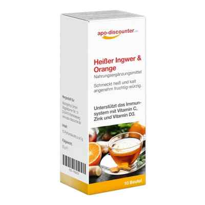Heisser Ingwer + Orange Tee 10X5 g von Apologistics GmbH PZN 16764018