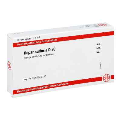 Hepar Sulfuris D30 Ampullen 8X1 ml von DHU-Arzneimittel GmbH & Co. KG PZN 11706364