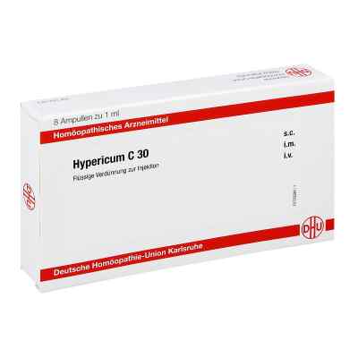 Hypericum C30 Ampullen 8X1 ml von DHU-Arzneimittel GmbH & Co. KG PZN 11706447