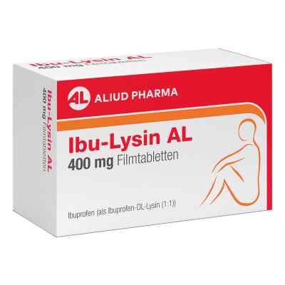 Ibu-Lysin AL 400 Mg Filmtabletten 50 stk von ALIUD Pharma GmbH PZN 18021273