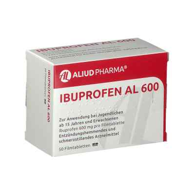 Ibuprofen AL 600 50 stk von ALIUD Pharma GmbH PZN 06876791