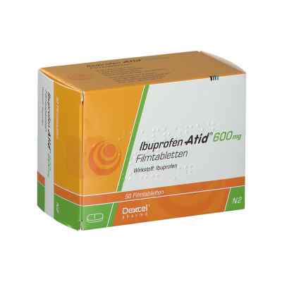 Ibuprofen Atid 600mg 50 stk von Dexcel Pharma GmbH PZN 07296593
