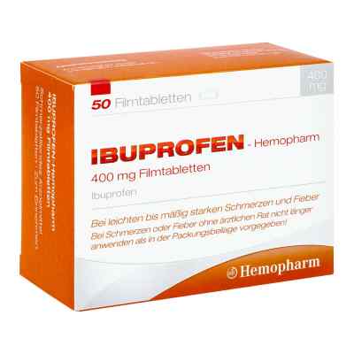 Ibuprofen-Hemopharm 400mg 50 stk von Hemopharm GmbH PZN 07411048