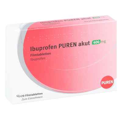 Ibuprofen Puren akut 400 mg Filmtabletten 20 stk von PUREN Pharma GmbH & Co. KG PZN 11355077
