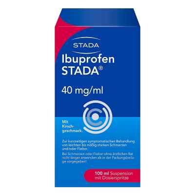 Ibuprofen STADA 40mg/ml Suspension zum Einnehmen 100 ml von STADA GmbH PZN 09424322