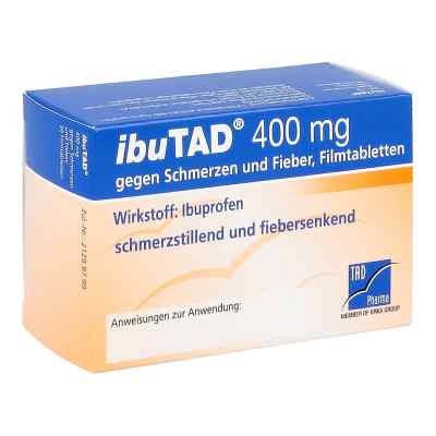 IbuTAD 400mg gegen Schmerzen und Fieber 50 stk von TAD Pharma GmbH PZN 03648279