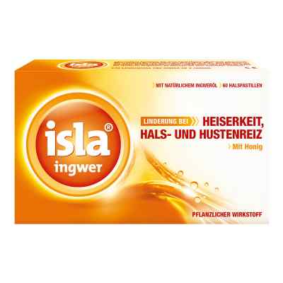 Isla Ingwer Pastillen 60 stk von Engelhard Arzneimittel GmbH & Co PZN 07233888