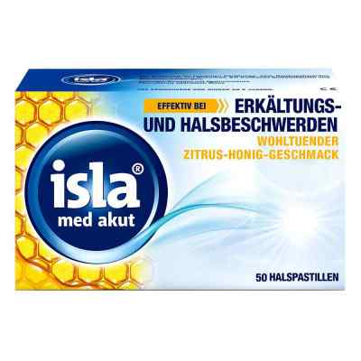 Isla Med akut Zitrus-Honig Pastillen 50 stk von Engelhard Arzneimittel GmbH & Co PZN 14443741