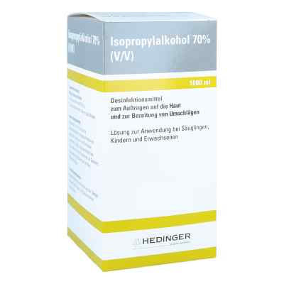 Isopropylalkohol 70% Hedinger 1000 ml von Aug. Hedinger GmbH & Co. KG PZN 06426409