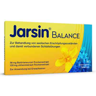 Jarsin Balance 56 Mg/120 Mg überzogene Tabletten