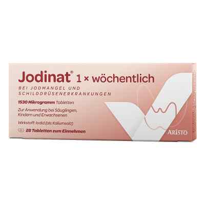Jodinat 1x Wöchentlich 1530 Mikrogramm Tabletten