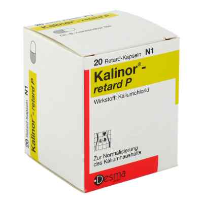 Kalinor retard P 600 mg Hartkapseln 20 stk von DESMA GmbH PZN 02758209