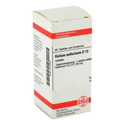 Kalium Sulfuricum D12 Tabletten 80 stk von DHU-Arzneimittel GmbH & Co. KG PZN 02119165