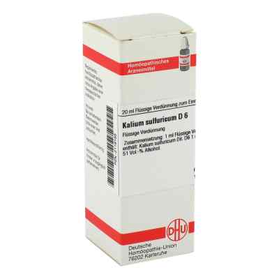 Kalium Sulfuricum D6 Dilution 20 ml von DHU-Arzneimittel GmbH & Co. KG PZN 02119188